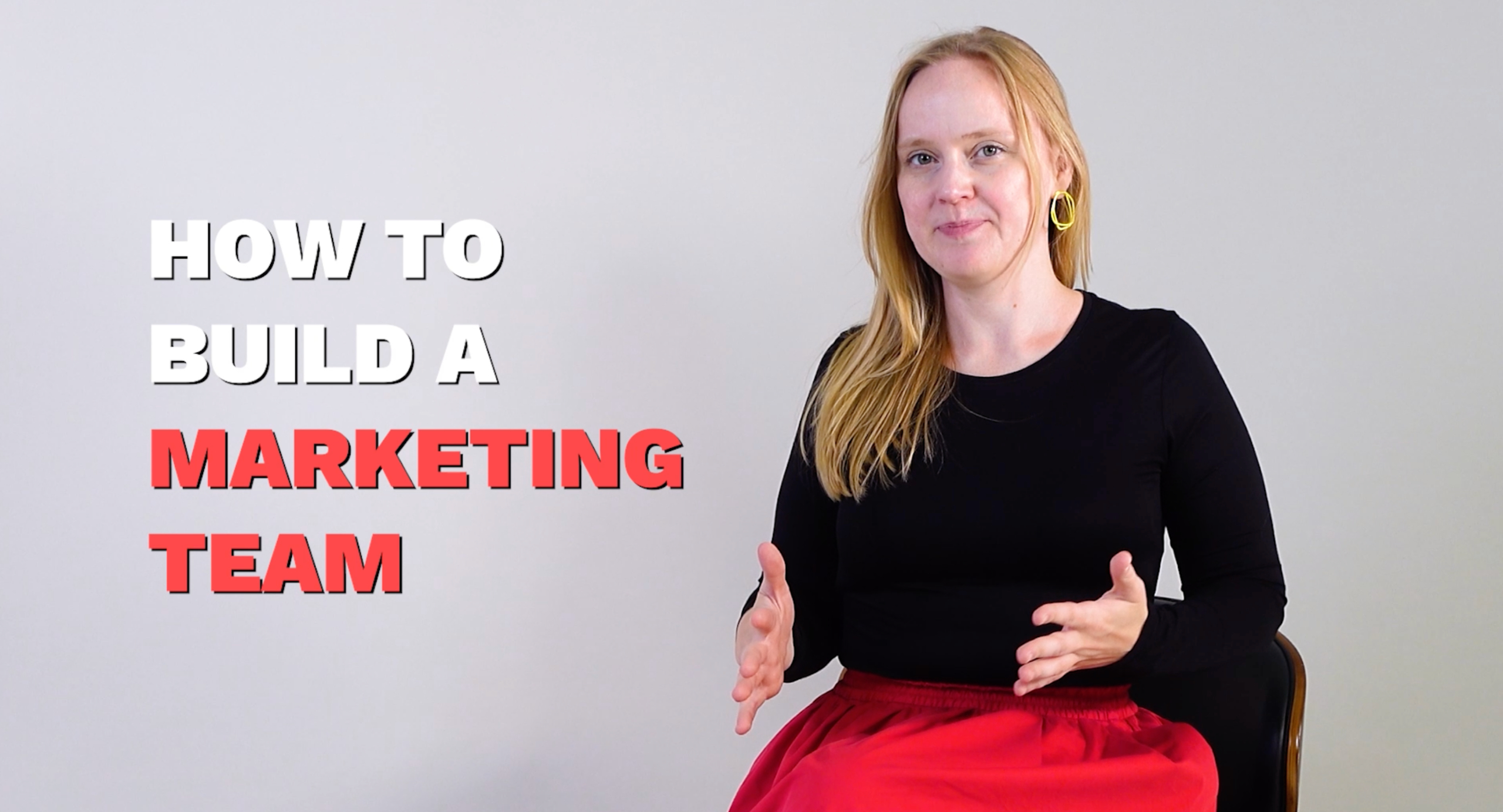 How to build a marketing team
